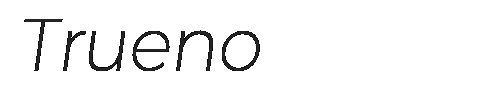 The Trueno Font