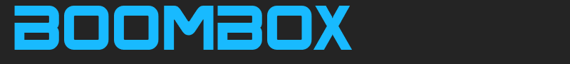 BoomBox font