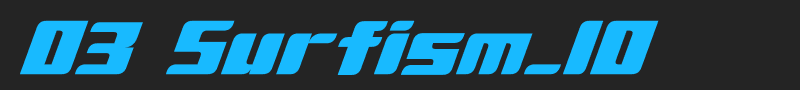 D3 Surfism_IO font