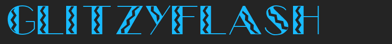 GlitzyFlash font