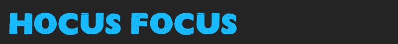 HOCUS FOCUS font