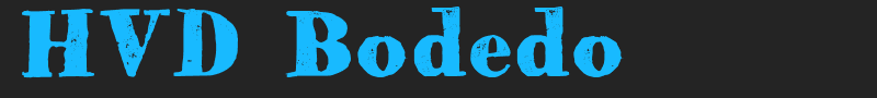 HVD Bodedo font