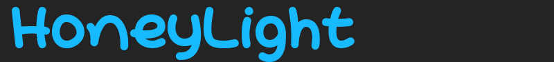 HoneyLight font