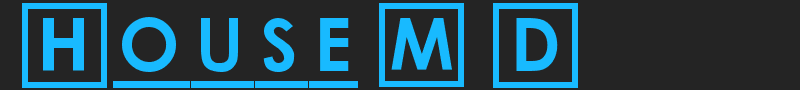 House M.D. font