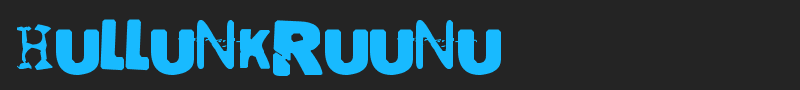 Hullunkruunu font