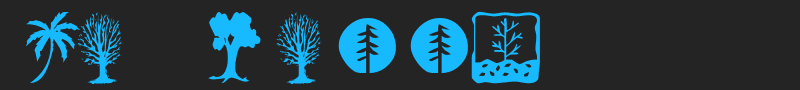 KR Trees font