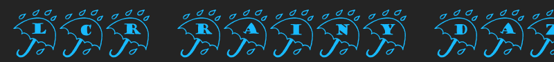 LCR Rainy Daze font