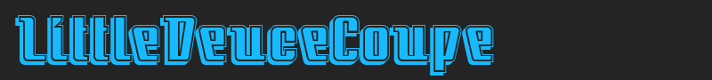 LittleDeuceCoupe font