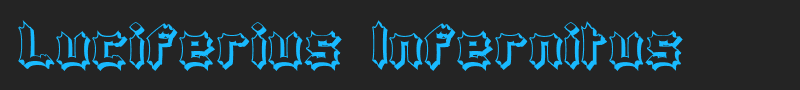 Luciferius Infernitus font