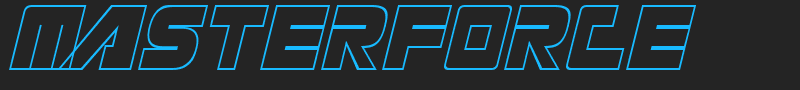 Masterforce font