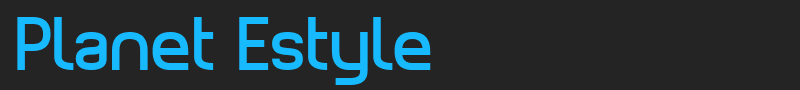 Planet Estyle font