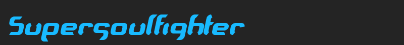 Supersoulfighter font