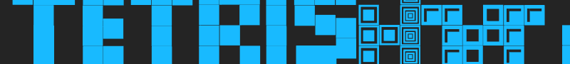 Tetris Blocks font