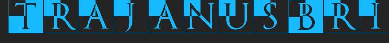 TrajanusBricks font