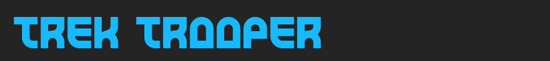 Trek Trooper font