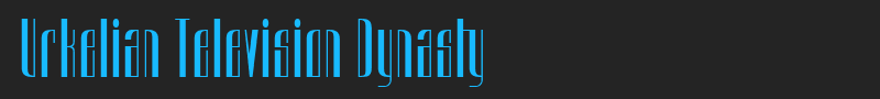 Urkelian Television Dynasty font