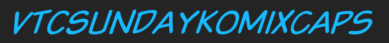 VTCSundaykomixcaps font