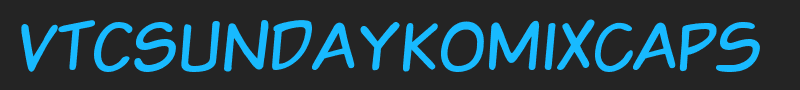 VTCSundaykomixcaps font