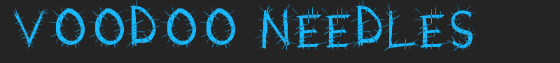 Voodoo Needles font