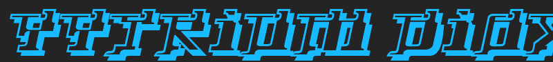 Yytrium Dioxide font