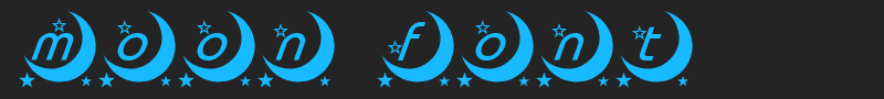 moon font font