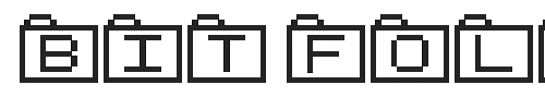 The Bit Folder15 (sRB) Font