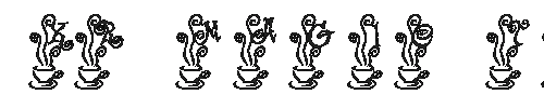 The KR Magic Tea Font