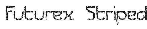 The Futurex Striped Font