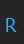 R Adam font 