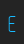 E Skinny font 