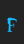 F Waste font 