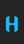 H Cosmic font 