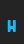 H Spaceship Bullet font 