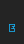 E Stitched Outline font 