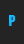 p Shredded font 