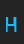 H Blue font 