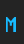 M Blue font 