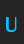 U Blue font 