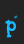 p Frosty font 