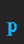 p Blindfold font 