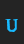 U Blindfold font 