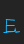 E flatline font 