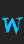 W Wiggly font 