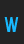 W Blue Highway D Type font 