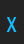 X Blue Highway D Type font 