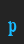 p Duality font 