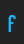 f Fundamental Rush font 