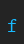 f Isotype font 