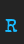 R Ghostwriter font 