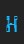 h Hydrogen font 